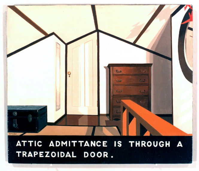 Attic Admittance is Through a Trapezoidal Door