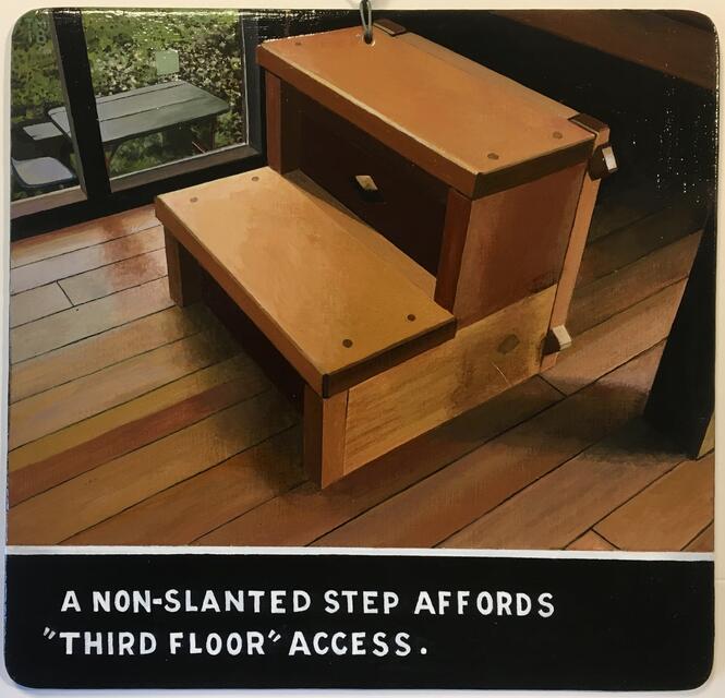 Non-Slanted Steps